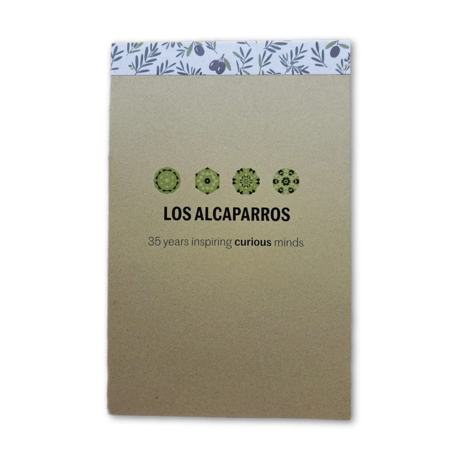 Libreta ecológica personalizada con el logo del cliente en la portada